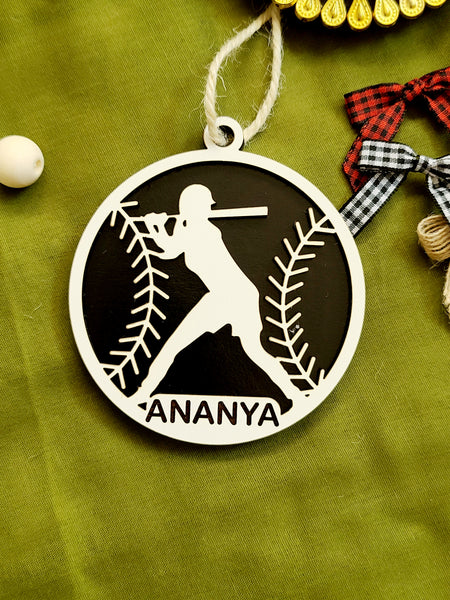 Softball Ornament