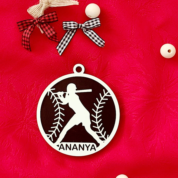 Softball Ornament