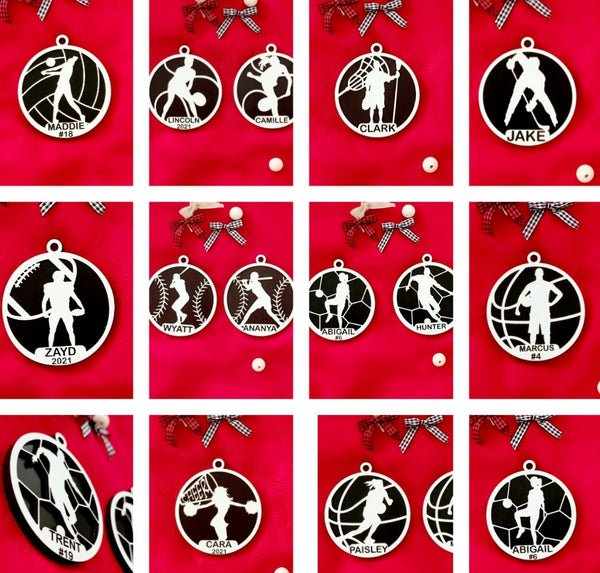 Softball Ornament