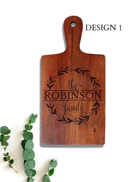 Custom Personalized Chopping cheese board charcuterie board realtor housewarming gift for hostess newly weds. Perfect engagement gift