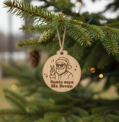 Six Seven 6 7 ornament