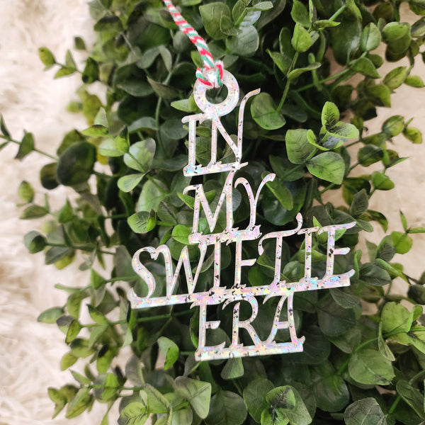 Taylor Swift inspired Era Ornament for all the Swifties. Custom Era Ornament. Mom Era. Kelce Era