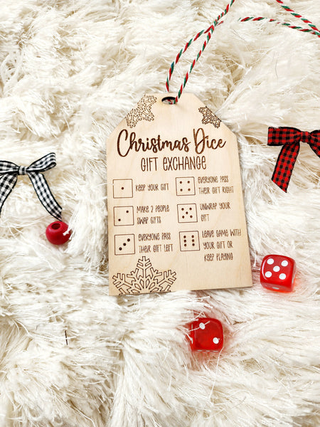 The Christmas Gift Exchange Dice Game is a great for your next Christmas Party, Family Game Night, Secret Santa or Classroom Game. It's super simply and perfect for Kids and Adults.