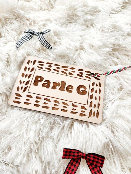 Parle G Biscuit Ornament