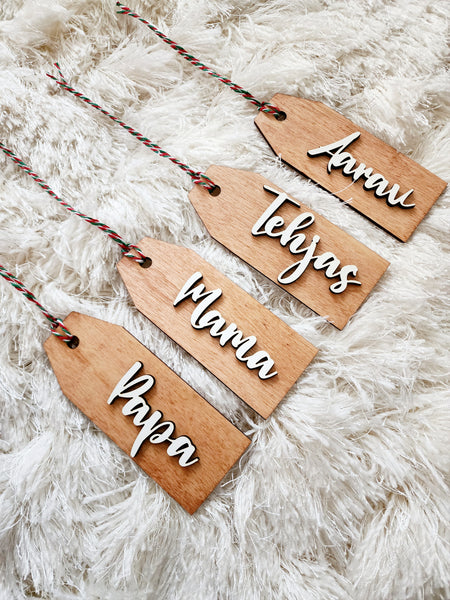 Stocking Name Tags | Gift Tags