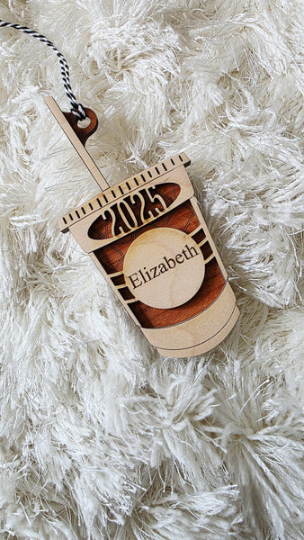 Iced Coffee / Chai Cup Ornament