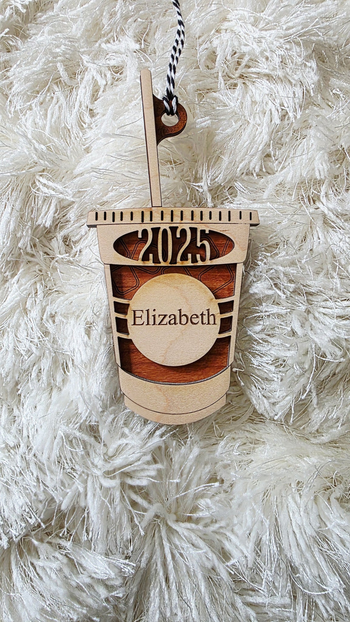 Iced Coffee / Chai Cup Ornament