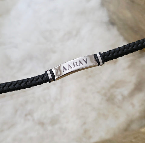 Braided Cord Men's Bracelet