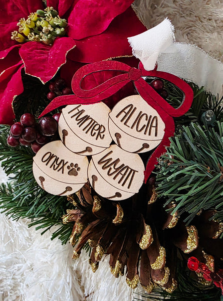 Jingle Bells Family Christmas Ornament