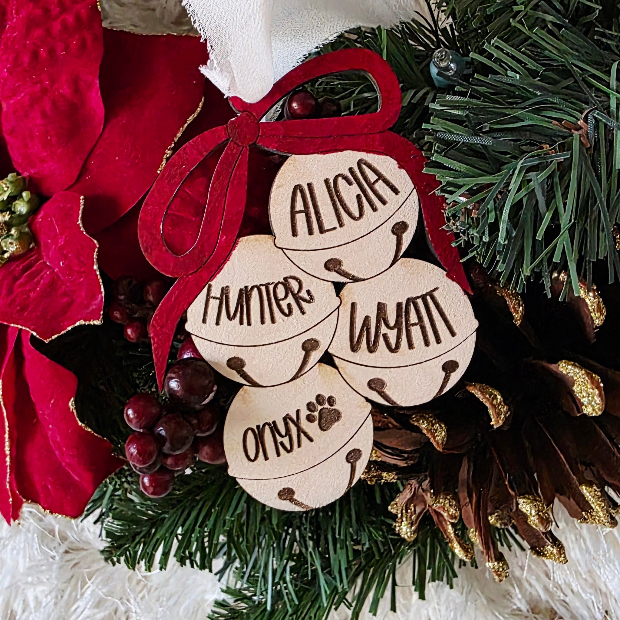 Jingle Bells Family Christmas Ornament