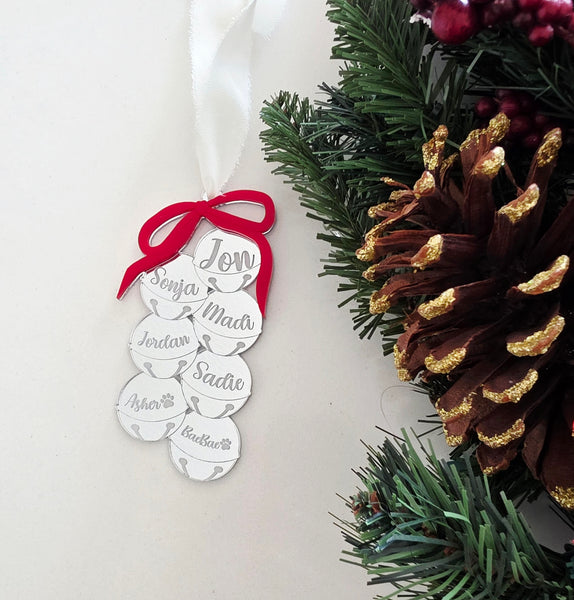 Jingle Bells Family Christmas Ornament