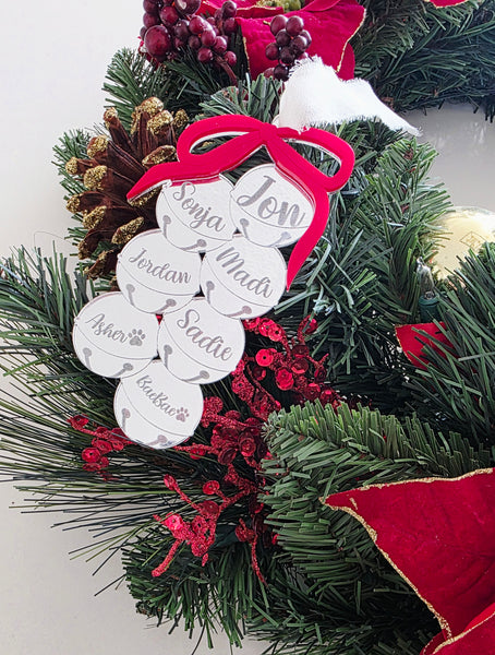 Jingle Bells Family Christmas Ornament