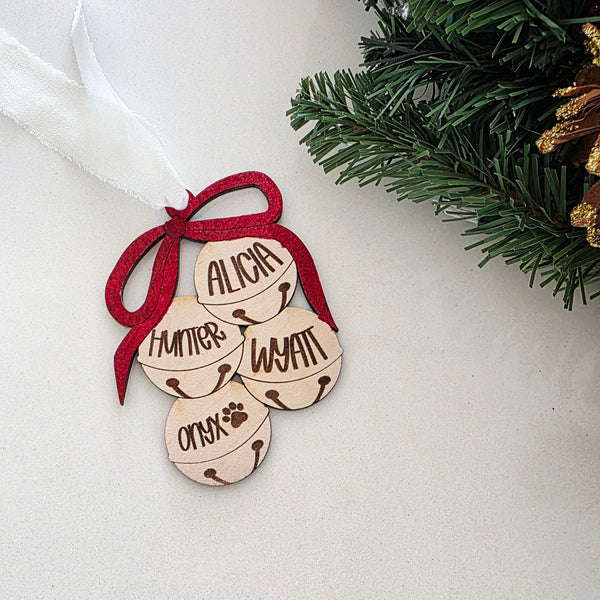 Jingle Bells Family Christmas Ornament