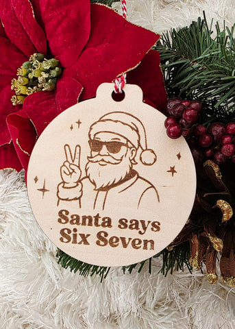 Six Seven 6 7 ornament