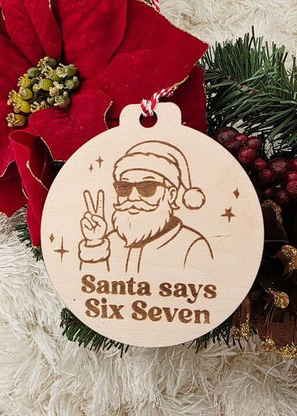 Six Seven 6 7 ornament