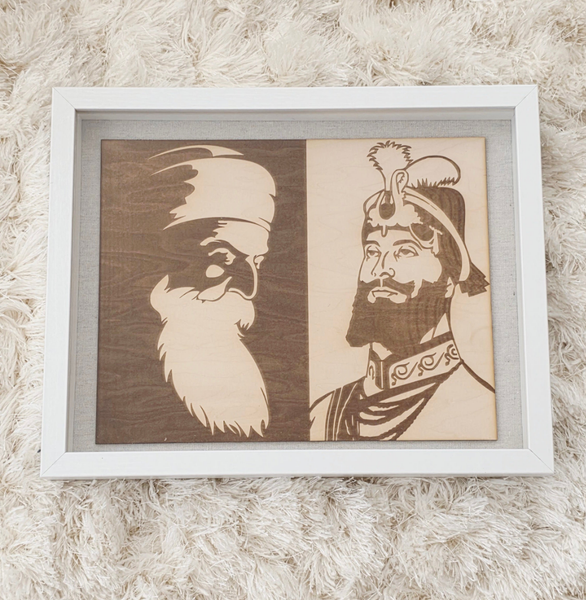 Guru Nanak and Guru Gobind Singh Portrait