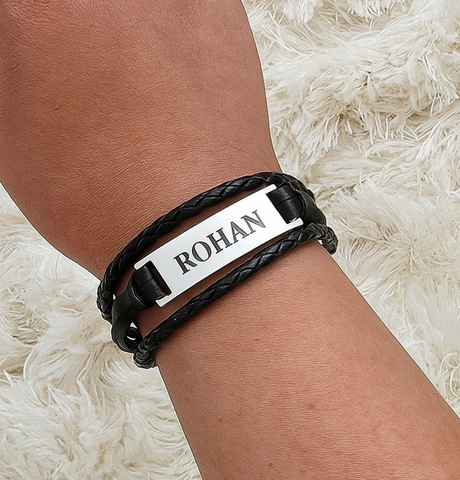 Men's Triple Cord Woven Bracelet