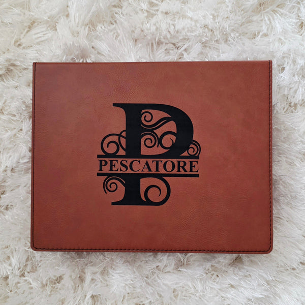 Personalized Wine Gift Set | Leatherette Box
