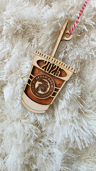 Iced Coffee / Chai Cup Ornament