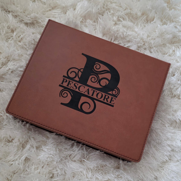 Personalized Wine Gift Set | Leatherette Box