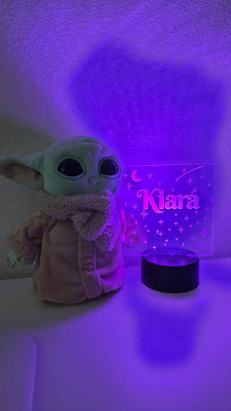 Custom LED Night Light with Name