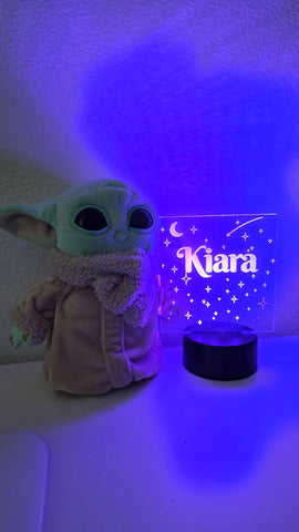 Custom LED Night Light with Name