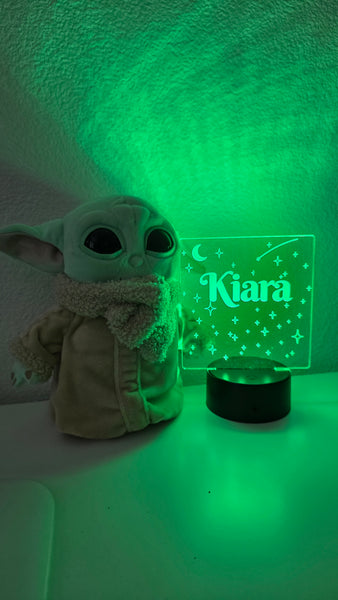 Custom LED Night Light with Name