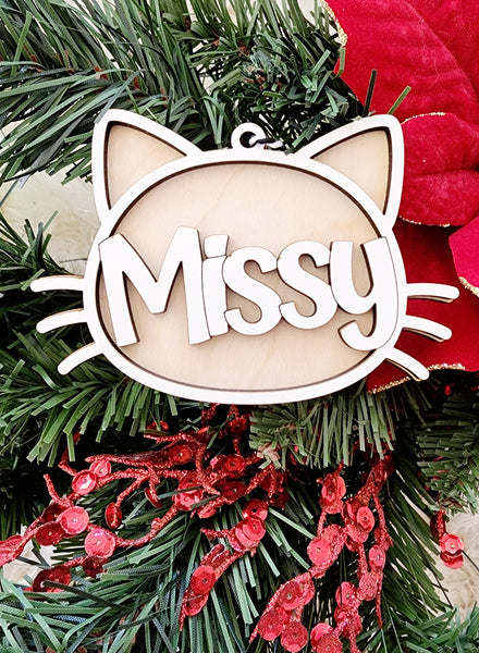 Cat Face Ornament