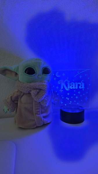 Custom LED Night Light with Name