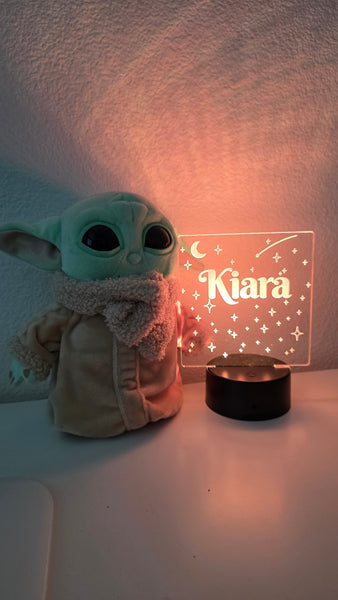 Custom LED Night Light with Name