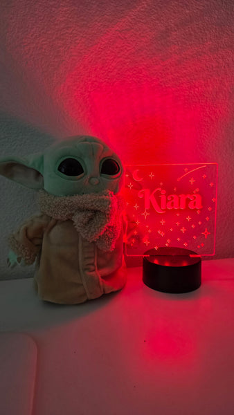 Custom LED Night Light with Name