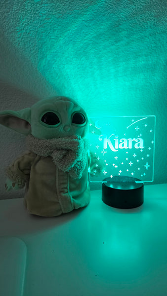 Custom LED Night Light with Name