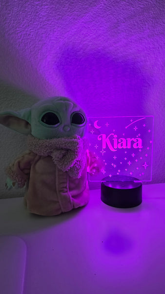 Custom LED Night Light with Name