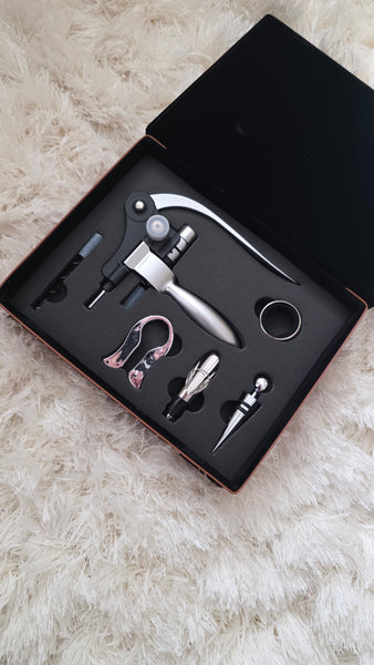 Personalized Wine Gift Set | Leatherette Box