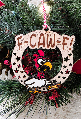 F-Caw-F Funny ornament