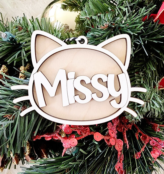Cat Face Ornament