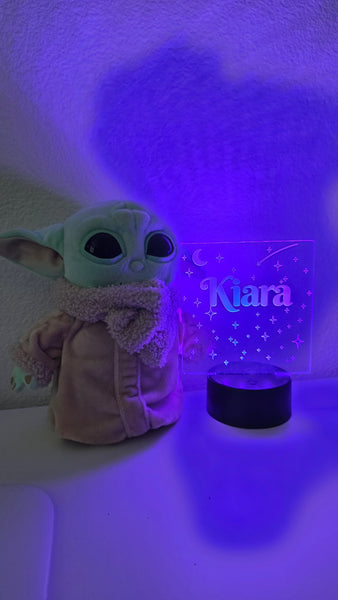 Custom LED Night Light with Name
