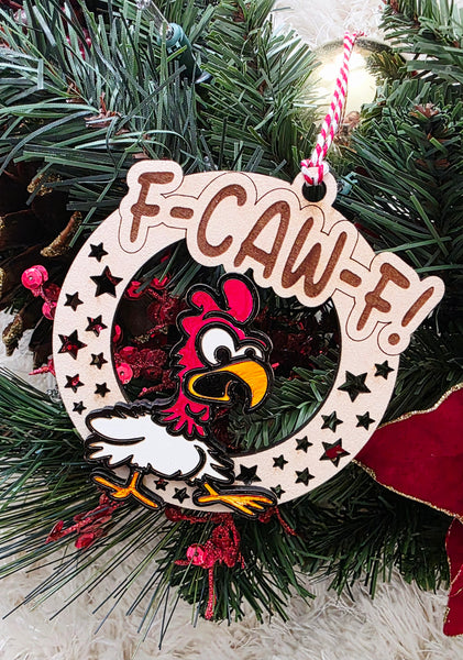 F-Caw-F Funny ornament