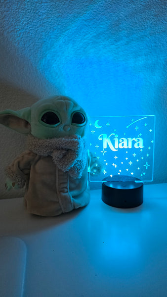 Custom LED Night Light with Name