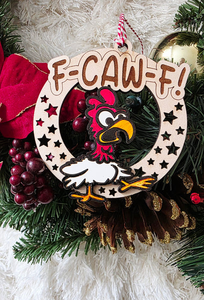F-Caw-F Funny ornament