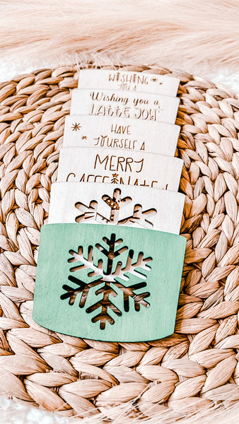 Coffee / Tea Gift Card Holder & Ornament