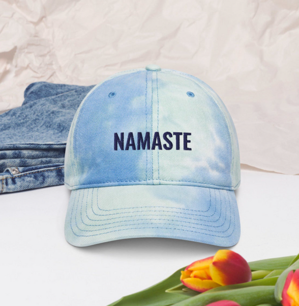 Namaste Embroidered Tie dye Hat