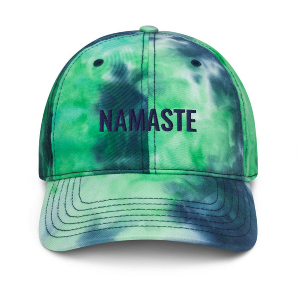 Namaste Embroidered Tie dye Hat