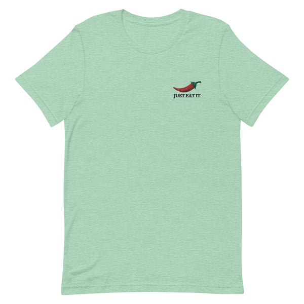 Just Eat It | Mirchi - Chili Pepper Embroidered T-shirt